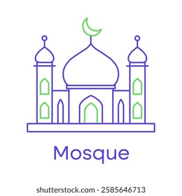 A sacred mosque representing faith, prayer, and Islamic tradition.