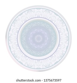 Sacred Oriental Mandala. Color Floral Ornament. Abstract Shapes In Asian Style. Vector Illustration.