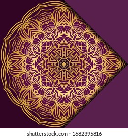 Sacred Oriental Mandala. Color Floral Ornament. Abstract Shapes In Asian Style. Vector Illustration.