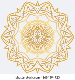 Sacred Oriental Mandala. Color Floral Ornament. Abstract Shapes In Asian Style. Vector Illustration.