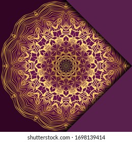 Sacred Oriental Mandala. Color Floral Ornament. Abstract Shapes In Asian Style. Vector Illustration.