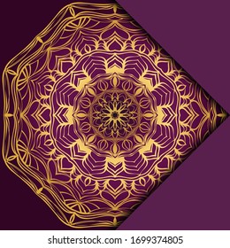 Sacred Oriental Mandala. Color Floral Ornament. Abstract Shapes In Asian Style. Vector Illustration.