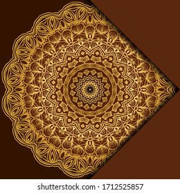 Sacred Oriental Mandala. Color Floral Ornament. Abstract Shapes In Asian Style. Vector Illustration.
