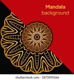 Sacred oriental mandala. color floral ornament. Abstract shapes in Asian style. Vector Illustration.