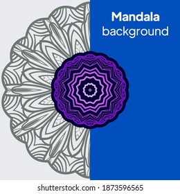 Sacred oriental mandala. color floral ornament. Abstract shapes in Asian style. Vector Illustration.