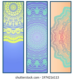 Sacred oriental mandala. color floral ornament. Modern Decorative vector illustration for time restless.