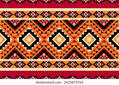 Sacred Peaks - Sharp geometric peaks rise boldly in this tribal-inspired motif, symbolizing strength, protection, and sacred connection to the land. Geometric Ethnic pattern,Native American tribal.