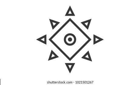 Sacred Symbols Design - Abstract Geometric Illustration