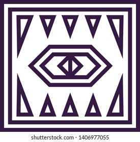 Sacred Symbols Design - Abstract Geometric Illustration. New World Order. Eye of Providence. 