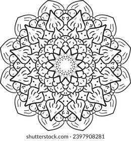 Sacred Symmetry and Ethereal Mandala Art