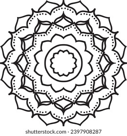 Sacred Symmetry and Ethereal Mandala Art