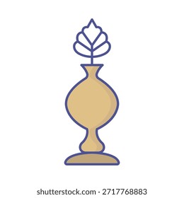 Icono de Vector de jarrón sagrado que puede modificarse o editarse fácilmente
