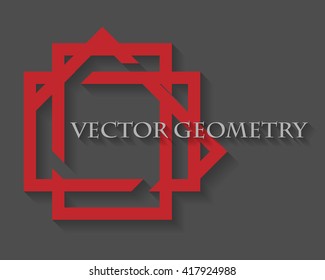 Sacred vector geometry element for design. Alchemy, religion, philosophy, spirituality, hipster symbol. Eps10