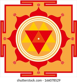 Sacred yantra of Shrimati Durga Devi