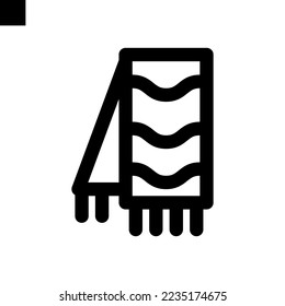 sacrf icon line style vector