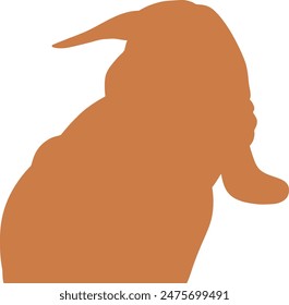 Sacrifice Animal Eid Al Adha Vector Element Illustration Milk Cow Brown Goat Lamb Flat Art Full Colored Cartoon 
