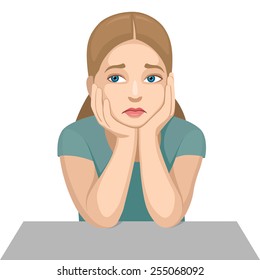 349,293 Sad face girl Images, Stock Photos & Vectors | Shutterstock