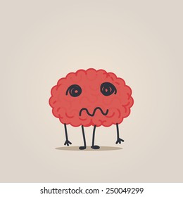 Sad Brain Character