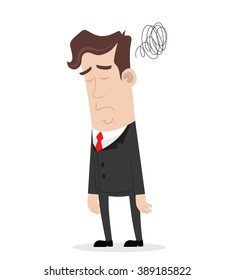 Sad businessman