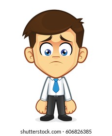 Sad Businessman Stock Vector (Royalty Free) 606826385 | Shutterstock