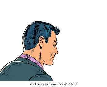 A sad businessman reflects. An emotional moment at work. Loneliness and stress
