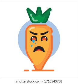 Emoticono de garra triste con vector