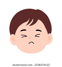 sad Cartoon face expression emoticon