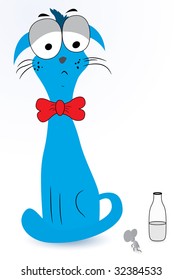 Sad cat