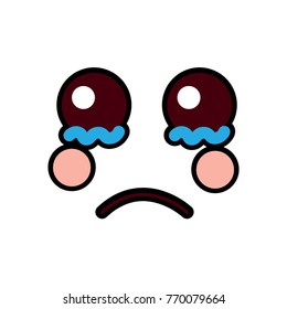sad crying face emoji icon image 