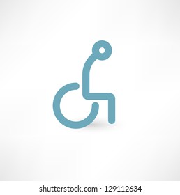 Sad Disabled icon