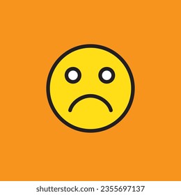 A sad or displeased facial expression, featuring a downturned mouth and possibly furrowed brows, conveying sadness or disappointment.