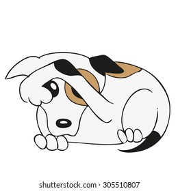 Sad dog