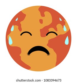 Sad earth image