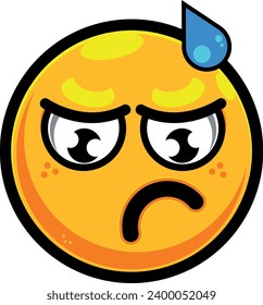  sad emoji emoticon and looking down