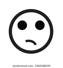 sad emoji icon design facial avatar