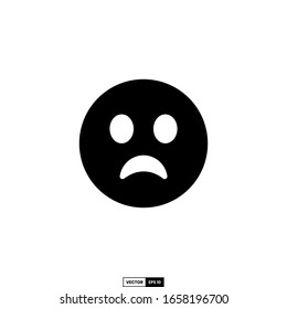 sad emoji icon, design inspiration vector template for interface and any purpose