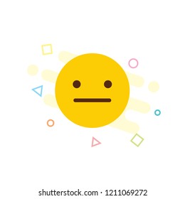 Sad Emoji icon design vector