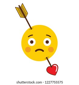 Sad Emoji icon design vector