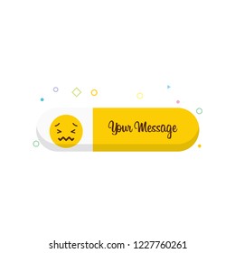 Sad Emoji icon design vector