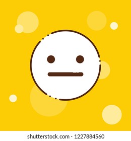 Sad Emoji icon design vector