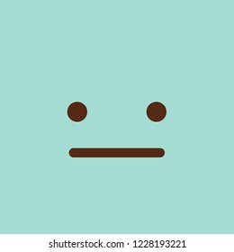 Sad Emoji icon design vector