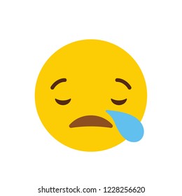 Sad Emoji icon design vector