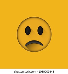 Similar Images, Stock Photos & Vectors of Emoji face that is a little ...