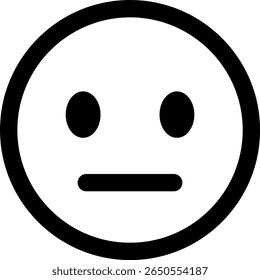 Sad emoticon emoji icon. Sad emoticon icon expression isolated on transparent background. Disappointment, unhappy, sadness emoticon with a downturned mouth vector illustration.