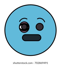 sad emoticon face character icon