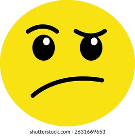 Sad Emoticon Graphic Image Illustration