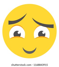 
Sad emoticon icon design
