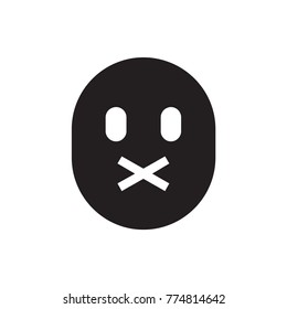 sad emoticon icon illustration isolated vector sign symbol