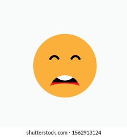 Sad Emoticon. Unhappy Emoji Faces Symbol for Info Graphics, Design Elements, Websites, Presentation and Application - Vector.