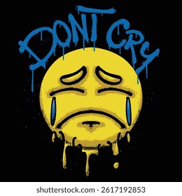 Sad Emoticon Urban Streetwear Art
